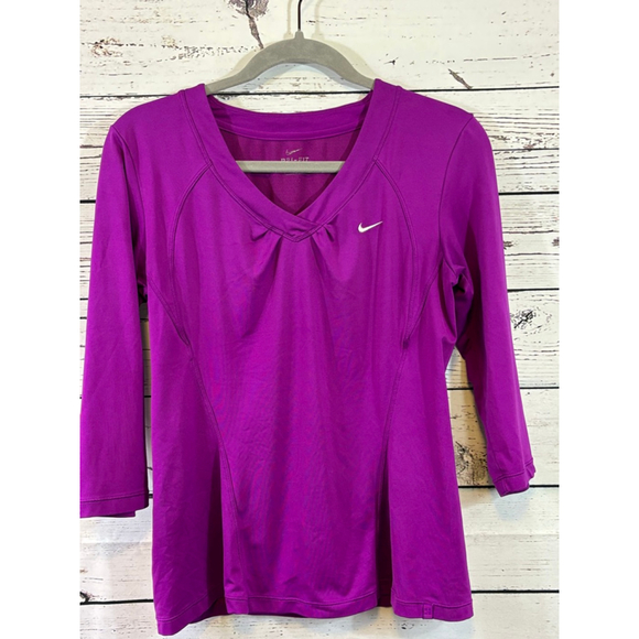 Nike Tops - Women's Nike Purple Dri-FIT Long Sleeve Tee L